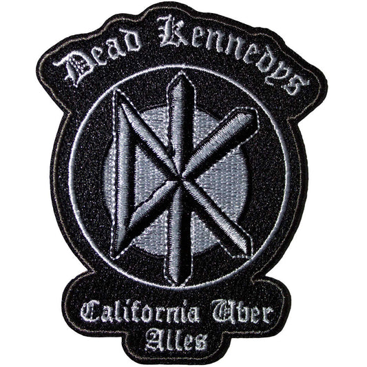 California Uber Alles B&w Woven Patch