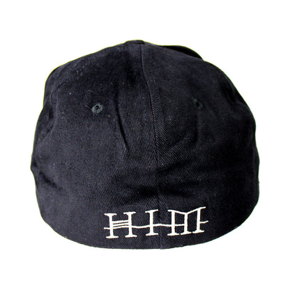 HIM Heartagram With Logo Embroidered On Back Baseball Cap Back