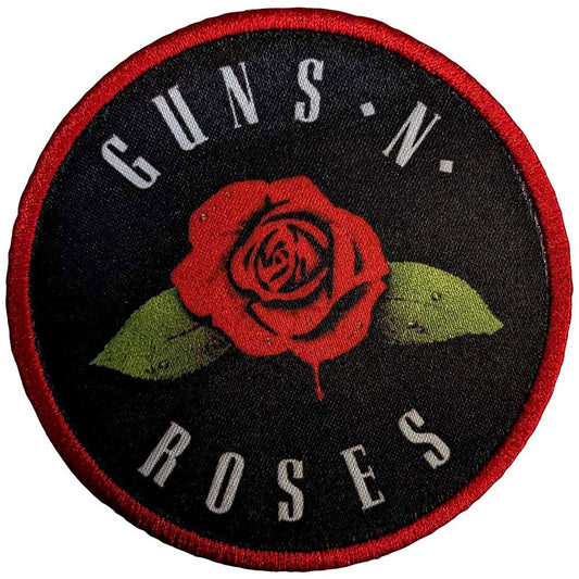 Rose Woven Patch