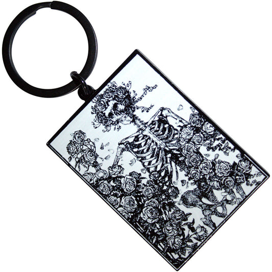 Bertha Mono Metal Key Chain
