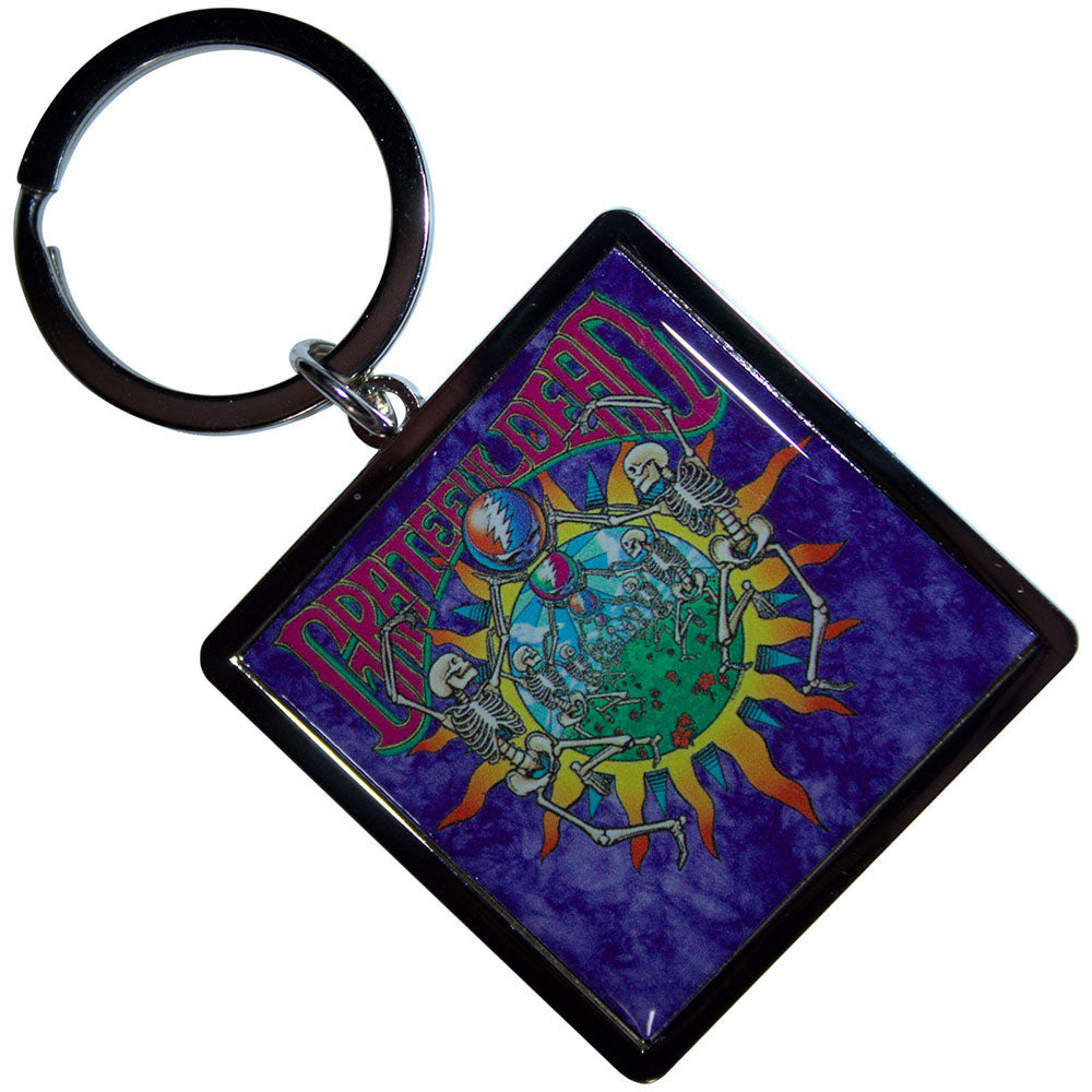 Grateful Dead Skeleton Arches Metal Key Chain