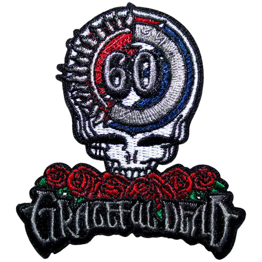 60th Anniversary Skull & Logo Woven Patch