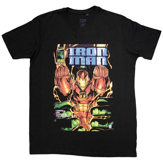 Iron Man Fist Comic Cover T-shirt