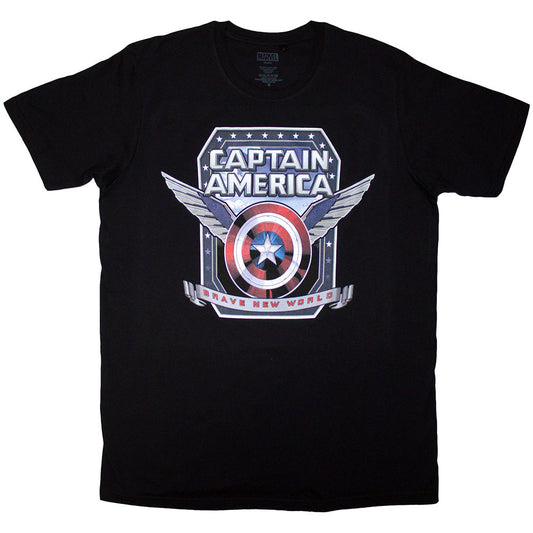 Captain America Brave New World Shield T-shirt