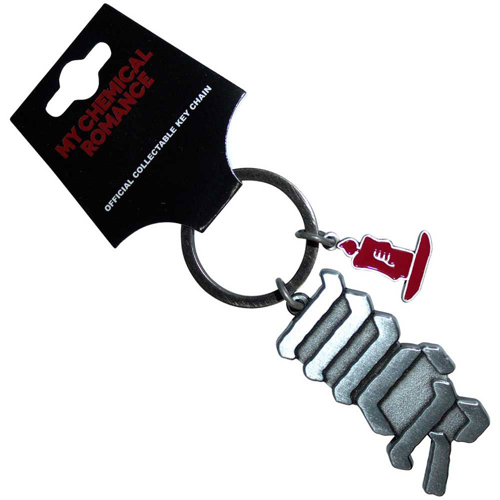 My Chemical Romance Mcr Logo Candle Charm Metal Key Chain