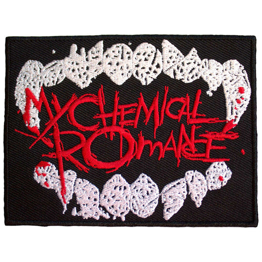 The Black Parade Logo Fangs Woven Patch