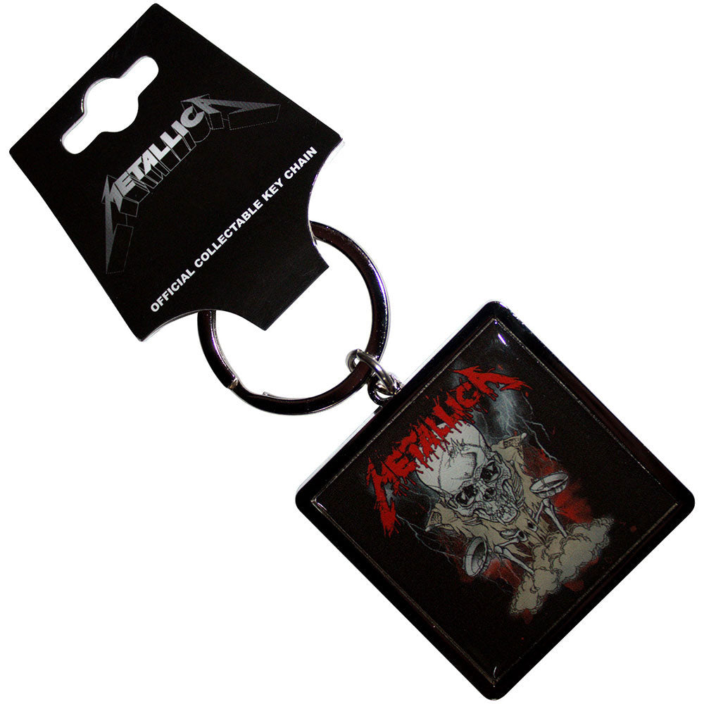 Skeleton Poster Metal Key Chain