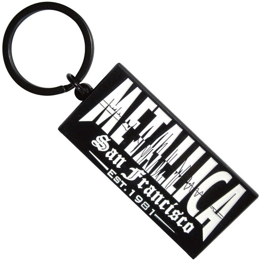 Metallica Quake Metal Key Chain