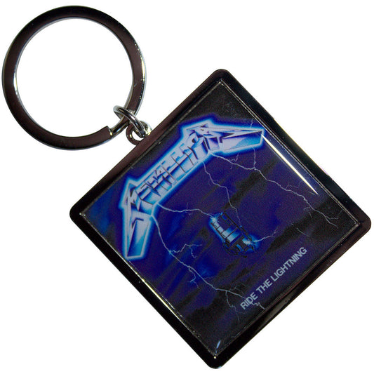 Ride The Lightning Metal Key Chain