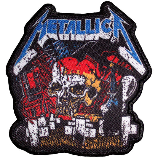 Master Of Puppets Skull Woven Patch