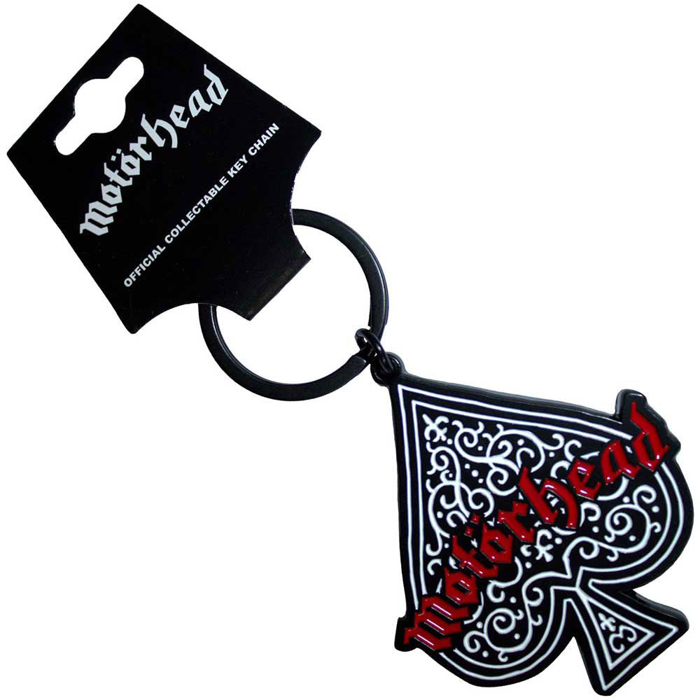 Ace Of Spades Metal Key Chain