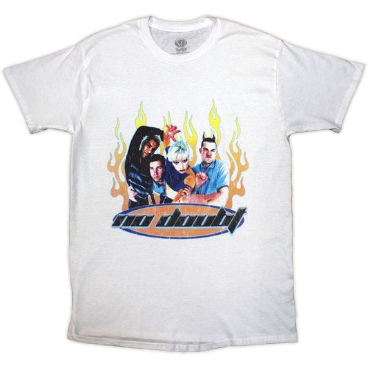 No Doubt Flames T-shirt Front