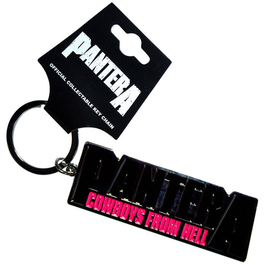Cowboys From Hell Metal Key Chain