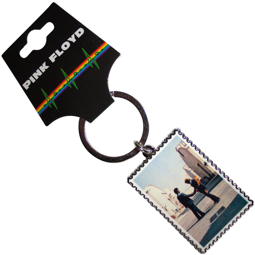Officially licensed Pink Floyd Wish You Were Here key chain