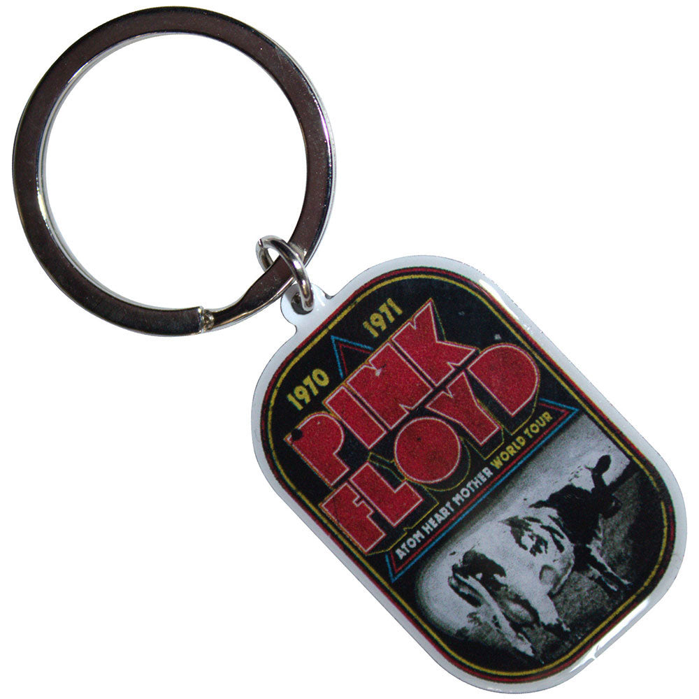 Pink Floyd Atom Heart Mother World Tour Metal Key Chain