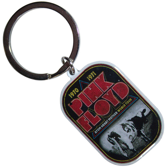Pink Floyd Atom Heart Mother World Tour Metal Key Chain