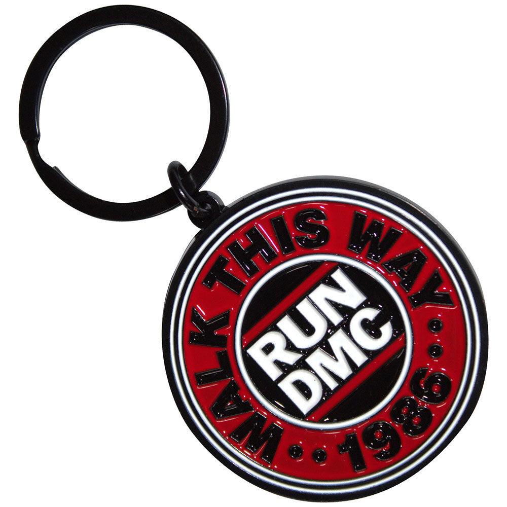 Walk This Way Metal Key Chain