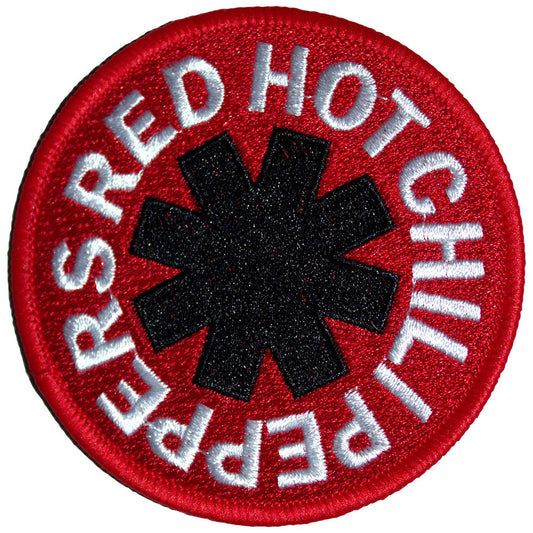 Red Hot Chili Peppers Asterisk Red Woven Patch