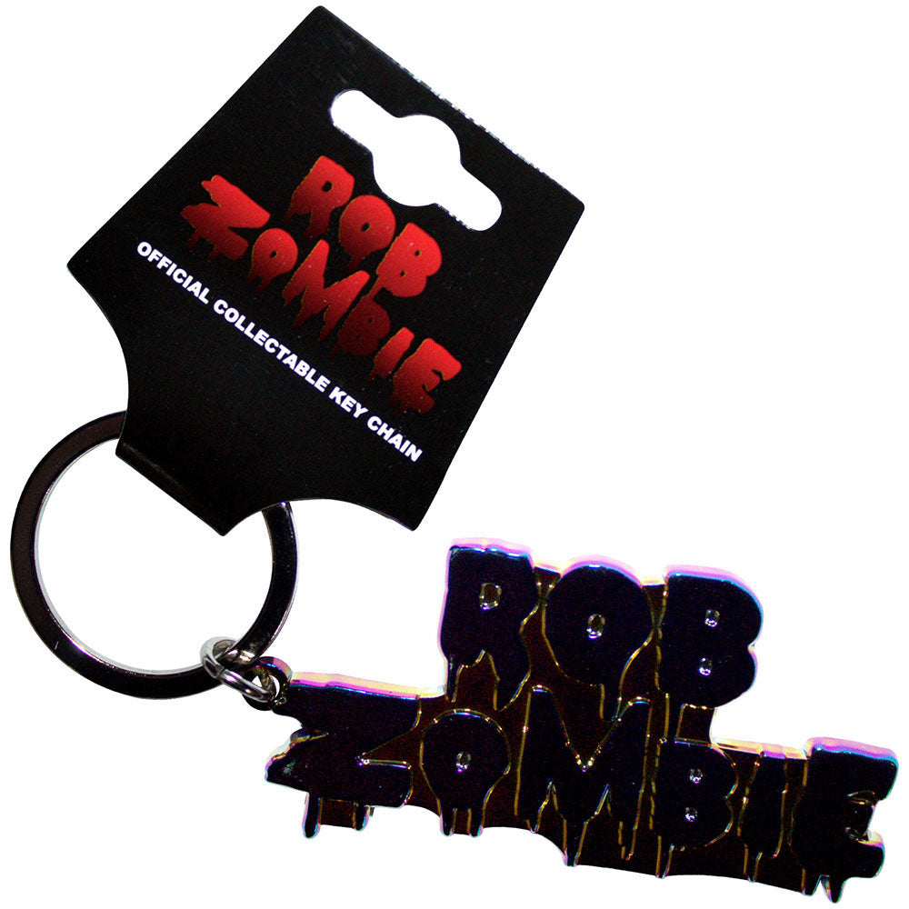 Multicoloured Logo Metal Key Chain
