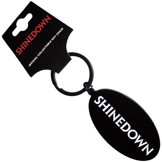 Text Logo Metal Key Chain