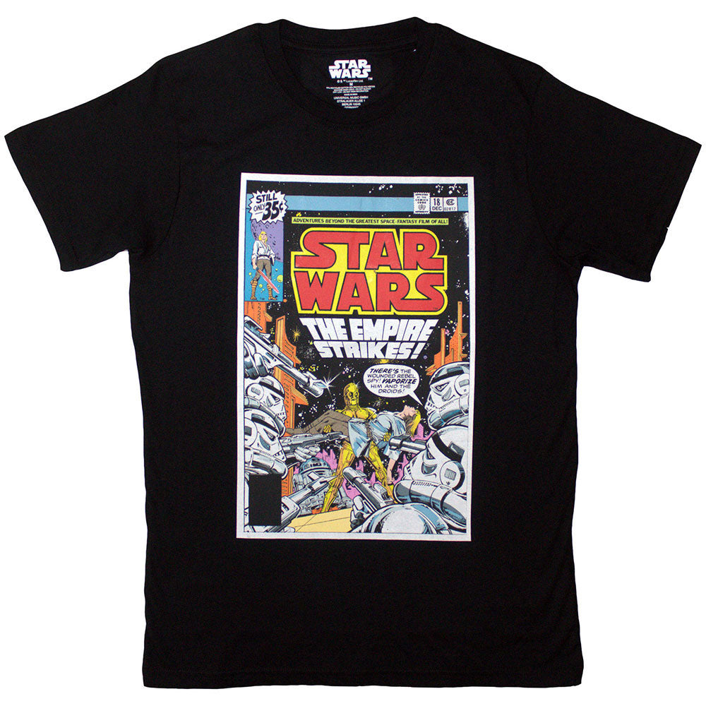 The Empire Strikes Comic Cover T-shirt