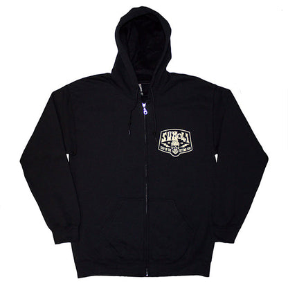 Tour '24 Pocket Logo & Skull Back Zippered Hooded Sweatshirt