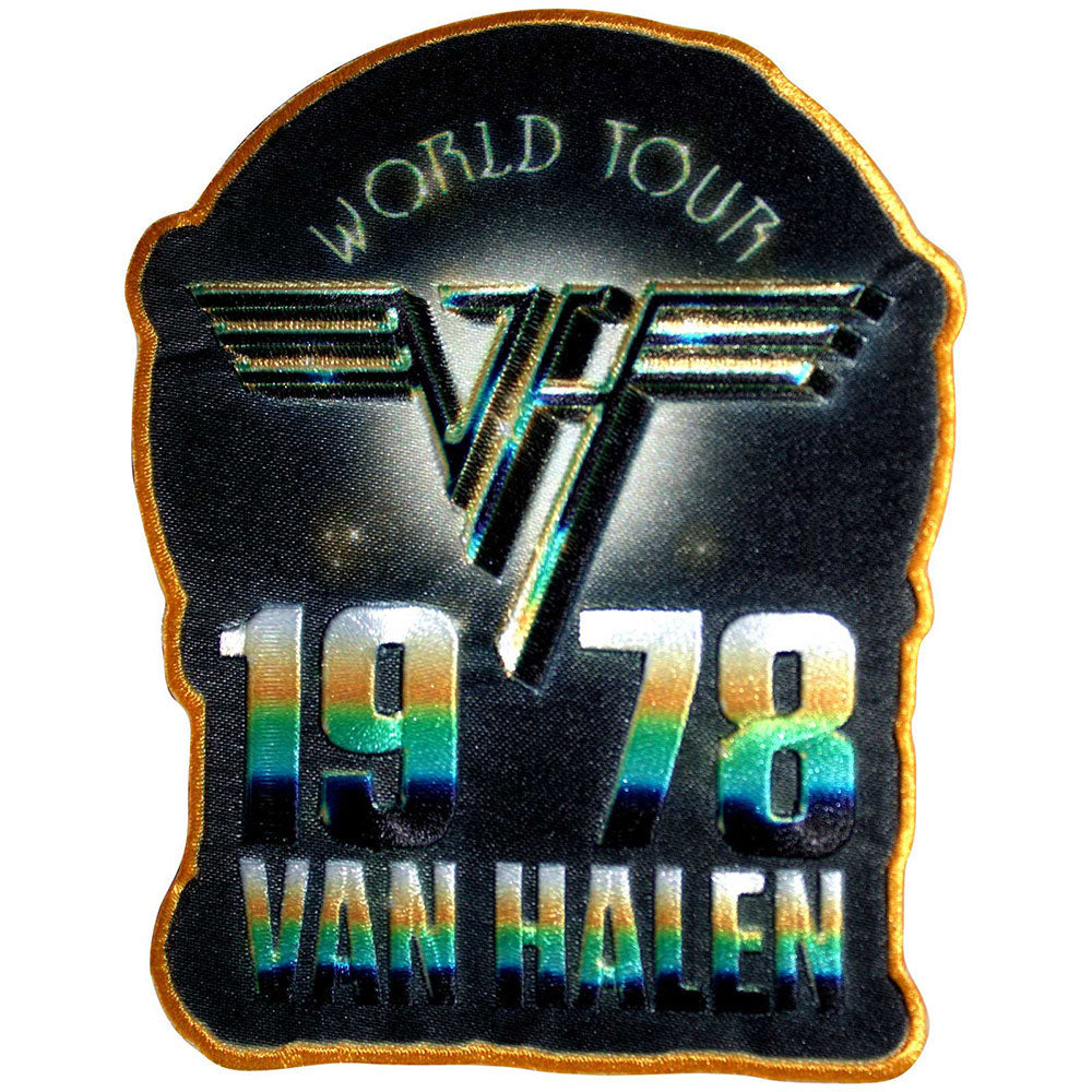 Van Halen World Tour 1978 Woven Patch