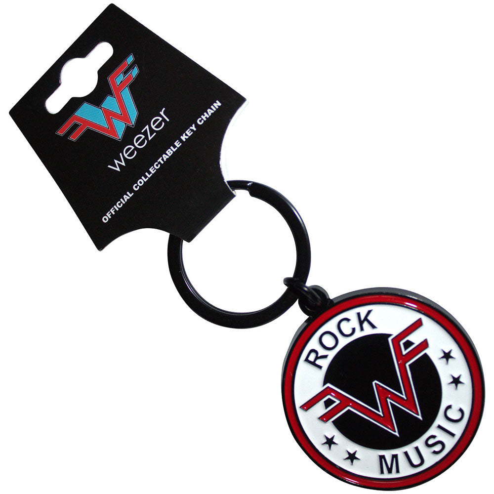 Rock Music Emblem Metal Key Chain