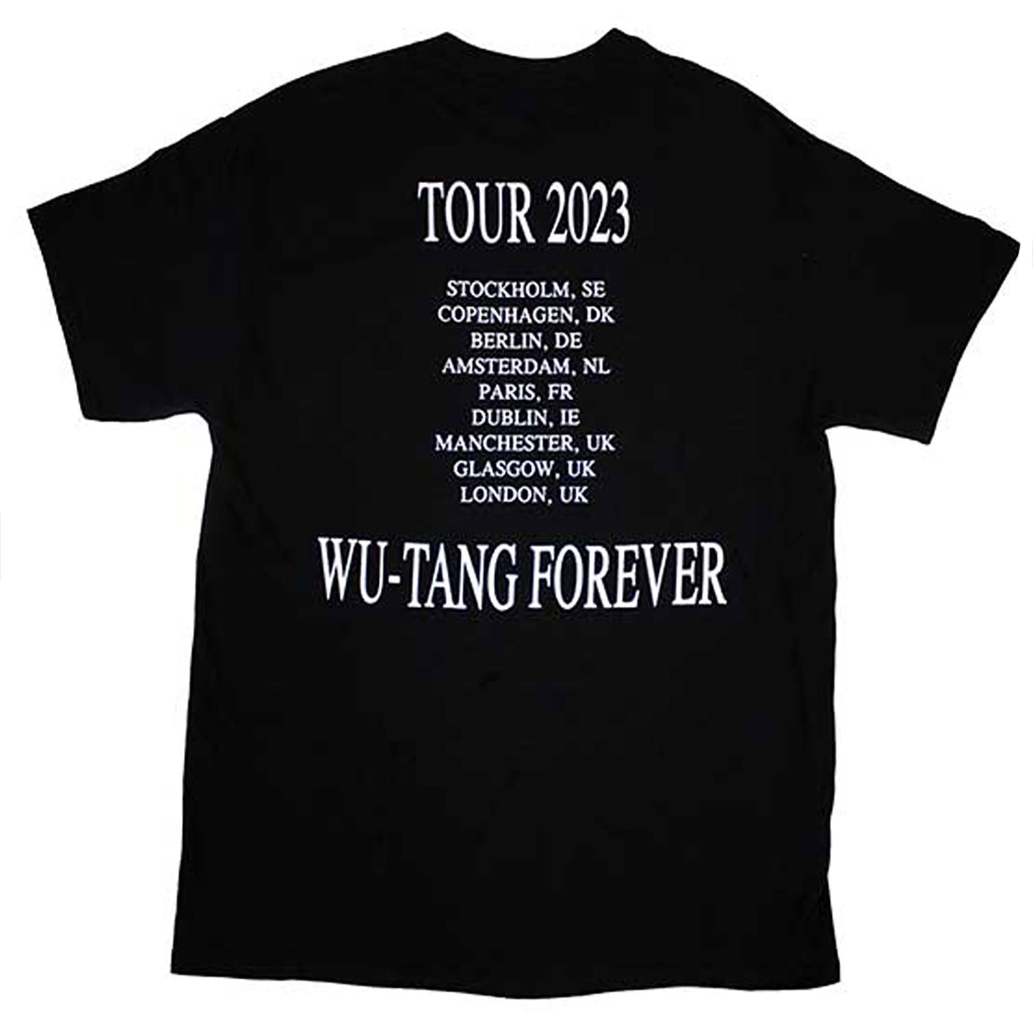 Wu Tang Clan Tour '23 Wu-tang Forever T-shirt Back