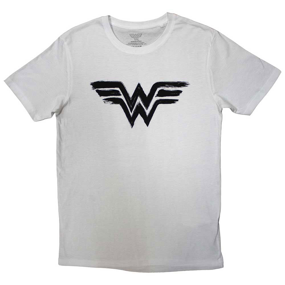 Wonder Woman - Black Paint Logo T-shirt