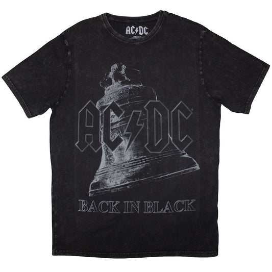 Back In Black Bell Stone Wash T-shirt