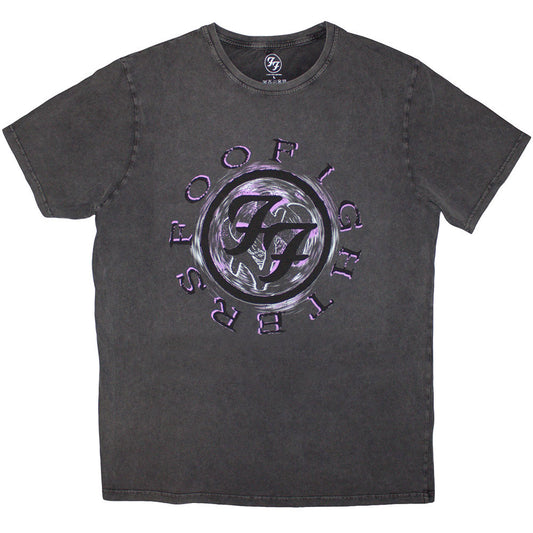 Wheel Logo Shadow Stone Wash T-shirt