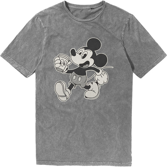 Disney Mickey Vintage Walk Stone Wash T-shirt