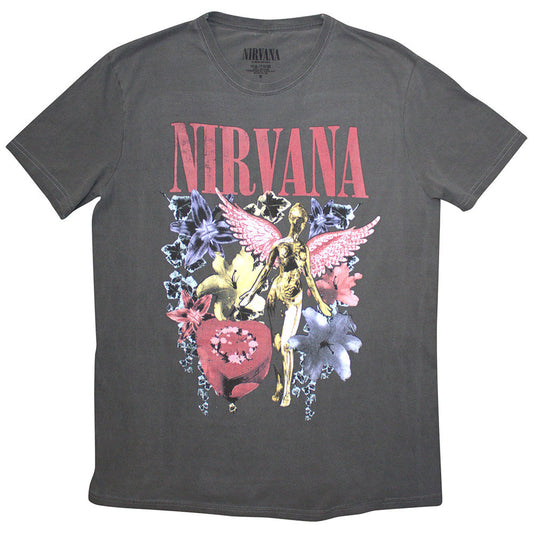 In Utero Vintage Collage Stone Wash T-shirt
