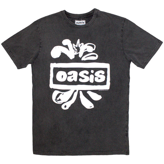 Logo Splat Stone Wash T-shirt