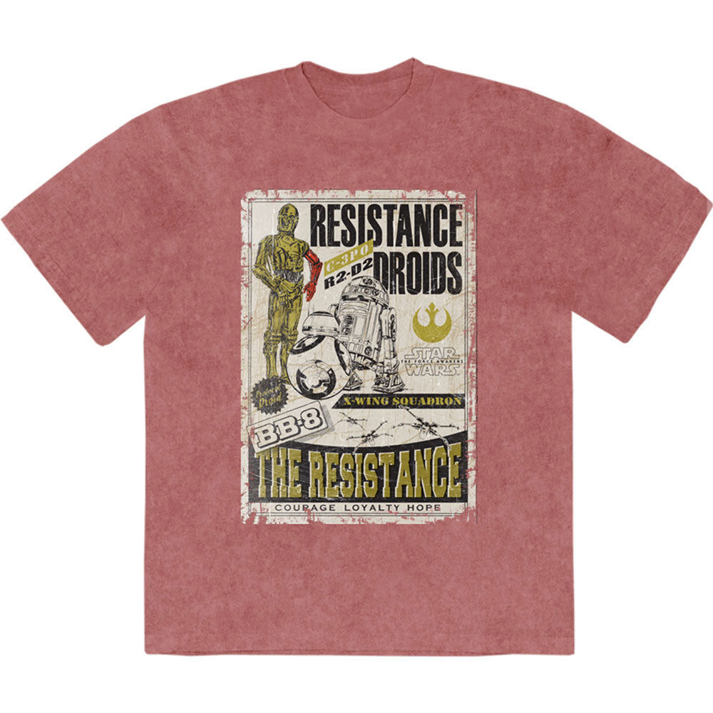 Star Wars Resistance Droids Stone Wash T-shirt