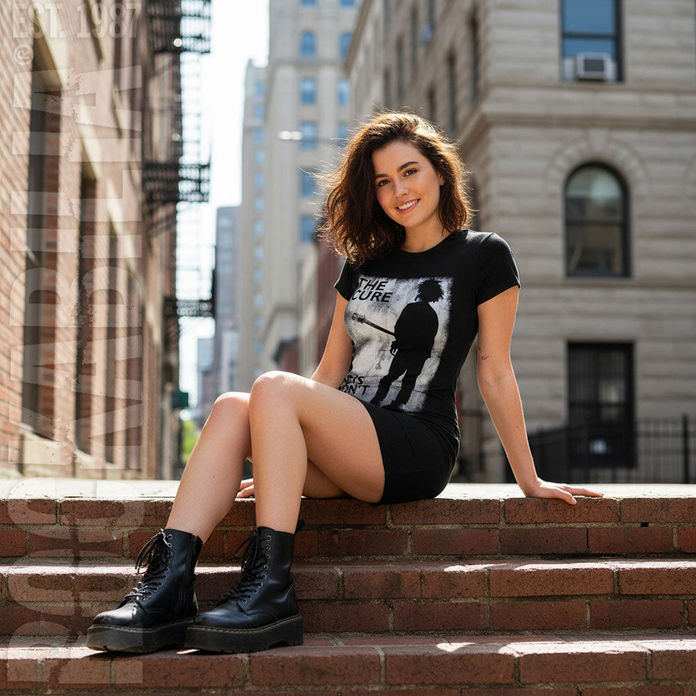 Boys Don't Cry Black & White Work Dress