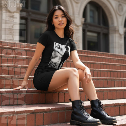 Boys Don't Cry Black & White Work Dress