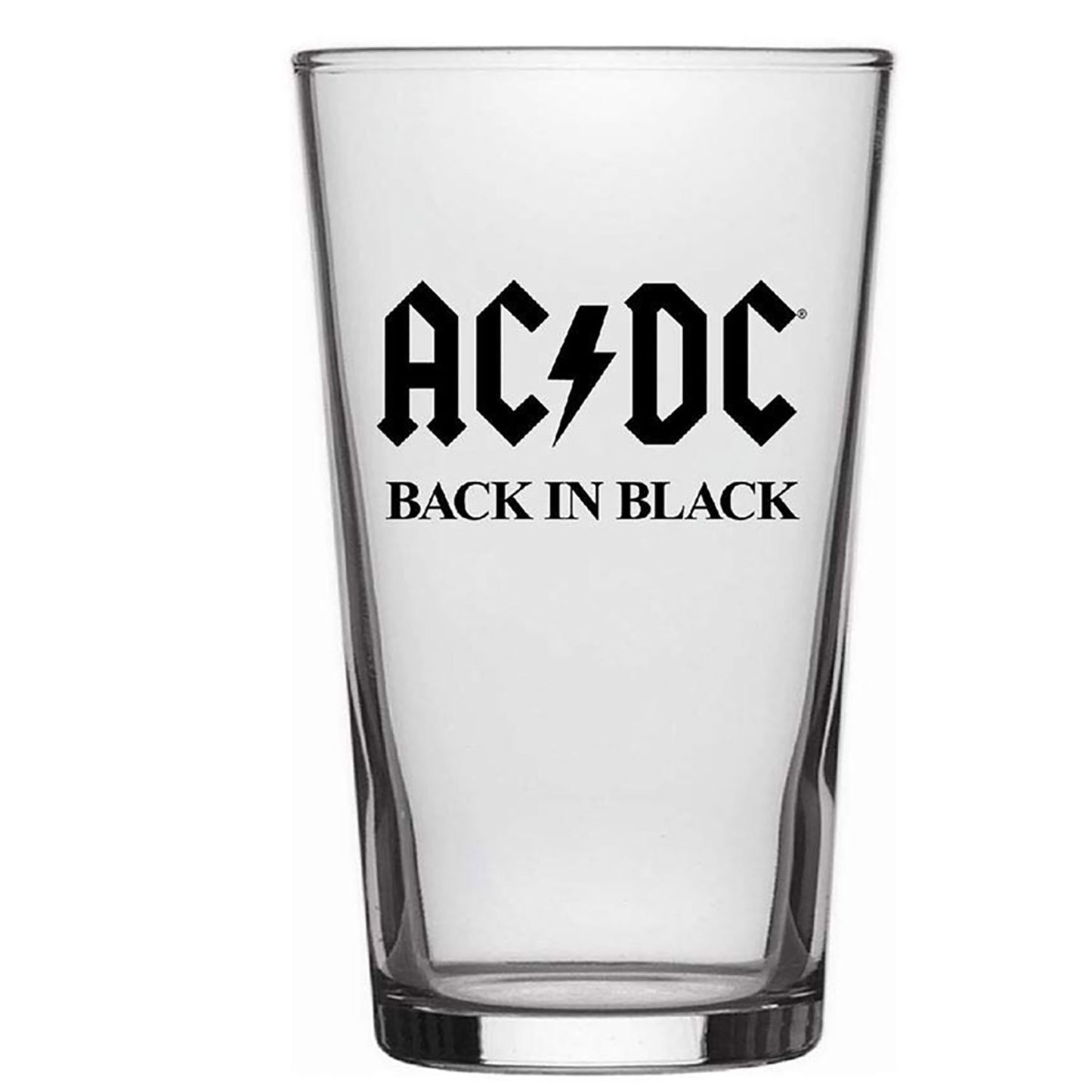 Back In Black Pint Glass