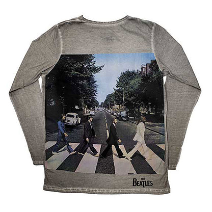 Beatles Abbey Road Back Print Stone Wash Stone Wash Long Sleeve