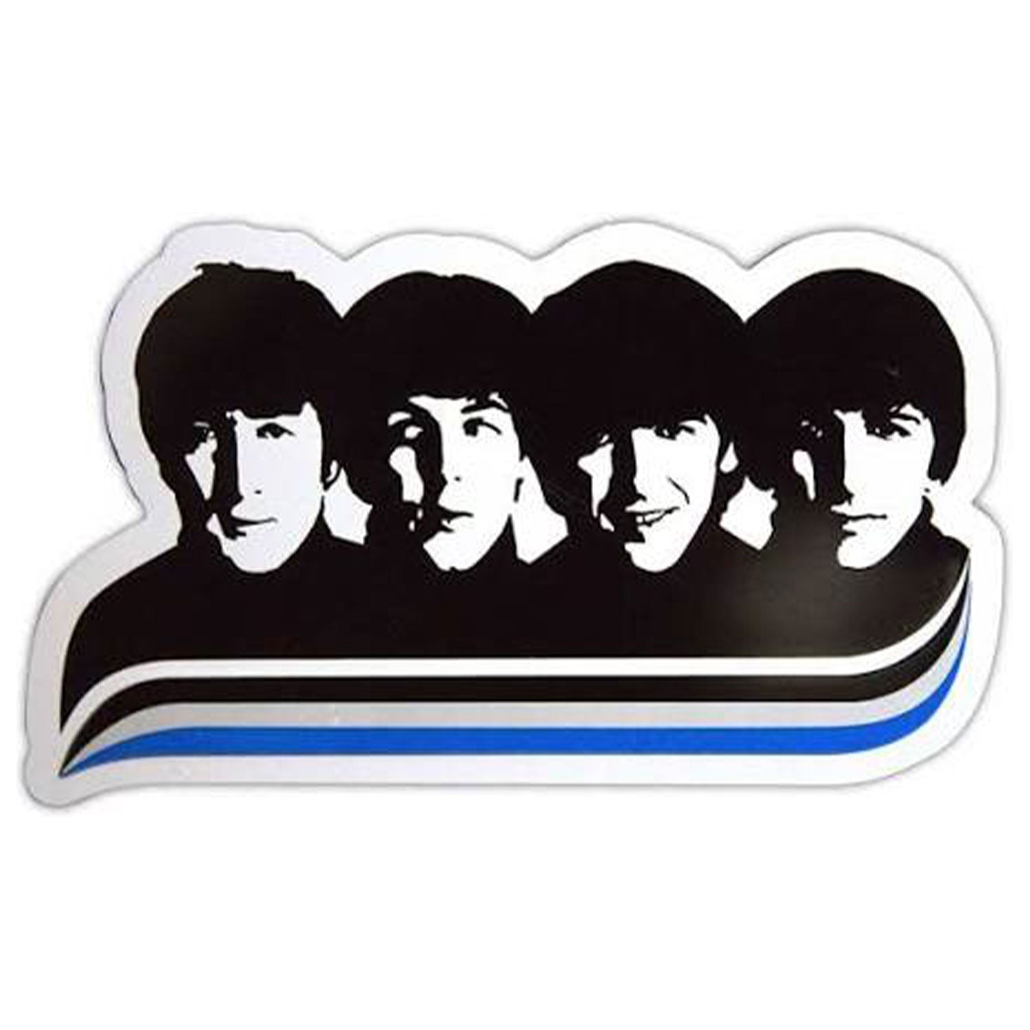 A Hard Day's Night Faces Embossed Magnet