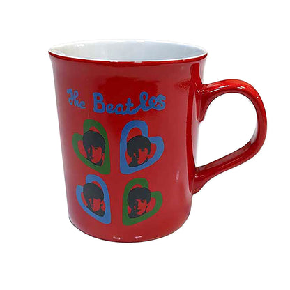 A Hard Day's Night Headshot Hearts Coffee Mug