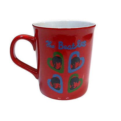 A Hard Day's Night Headshot Hearts Coffee Mug