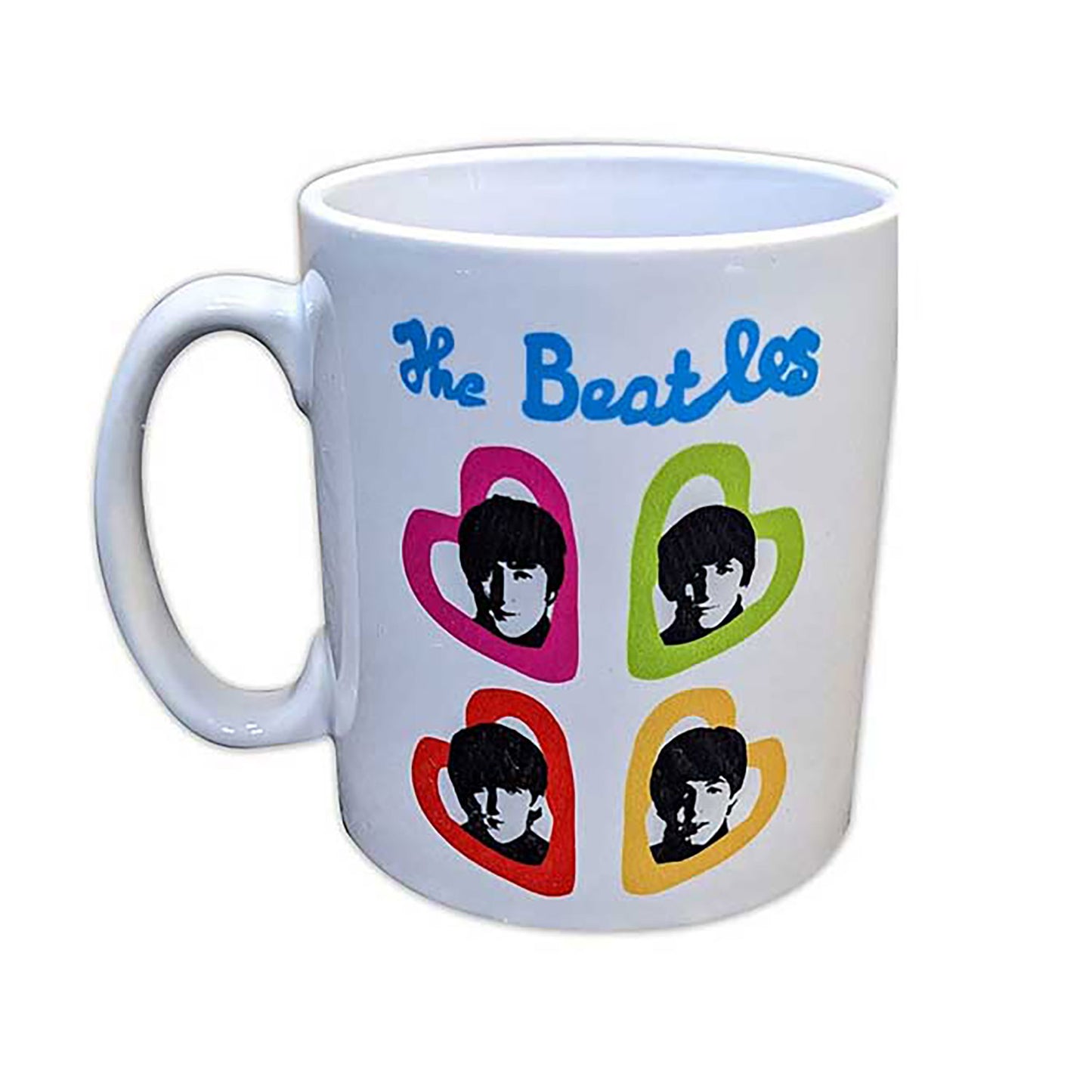 A Hard Day's Night Headshot Hearts Coffee Mug