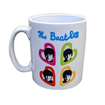A Hard Day's Night Headshot Hearts Coffee Mug