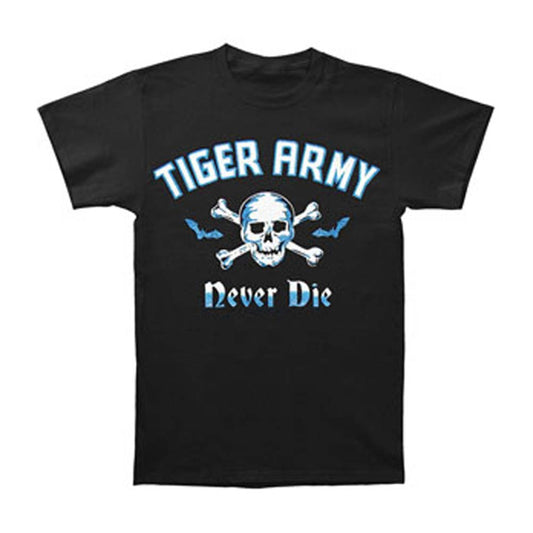 Tiger Army Never Die T-shirt Front