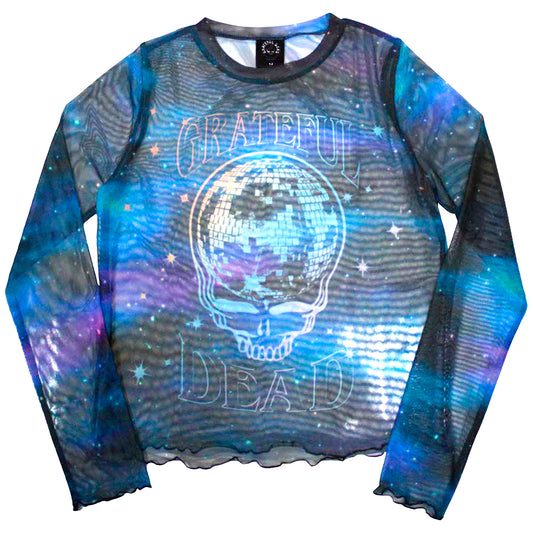Stealy Glitter Ball Girls Jr  Long Sleeve