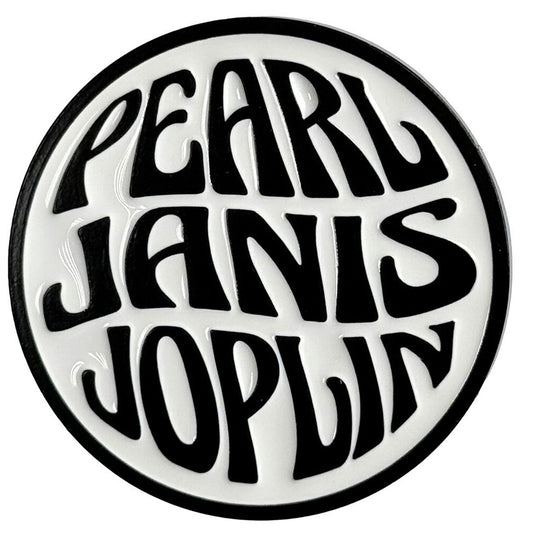 Pearl Emblem Mono Pewter Pin Badge