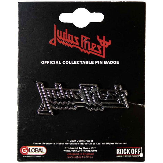 Judas Priest Logo Pewter Pin Badge