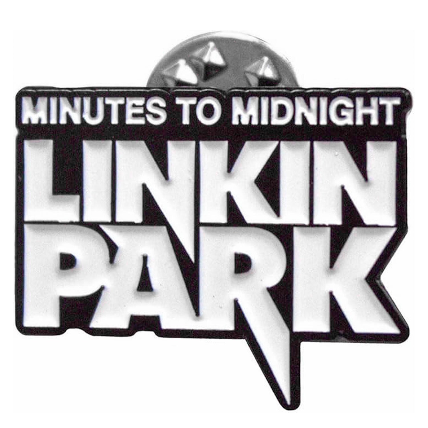 Minutes To Midnight Pewter Pin Badge